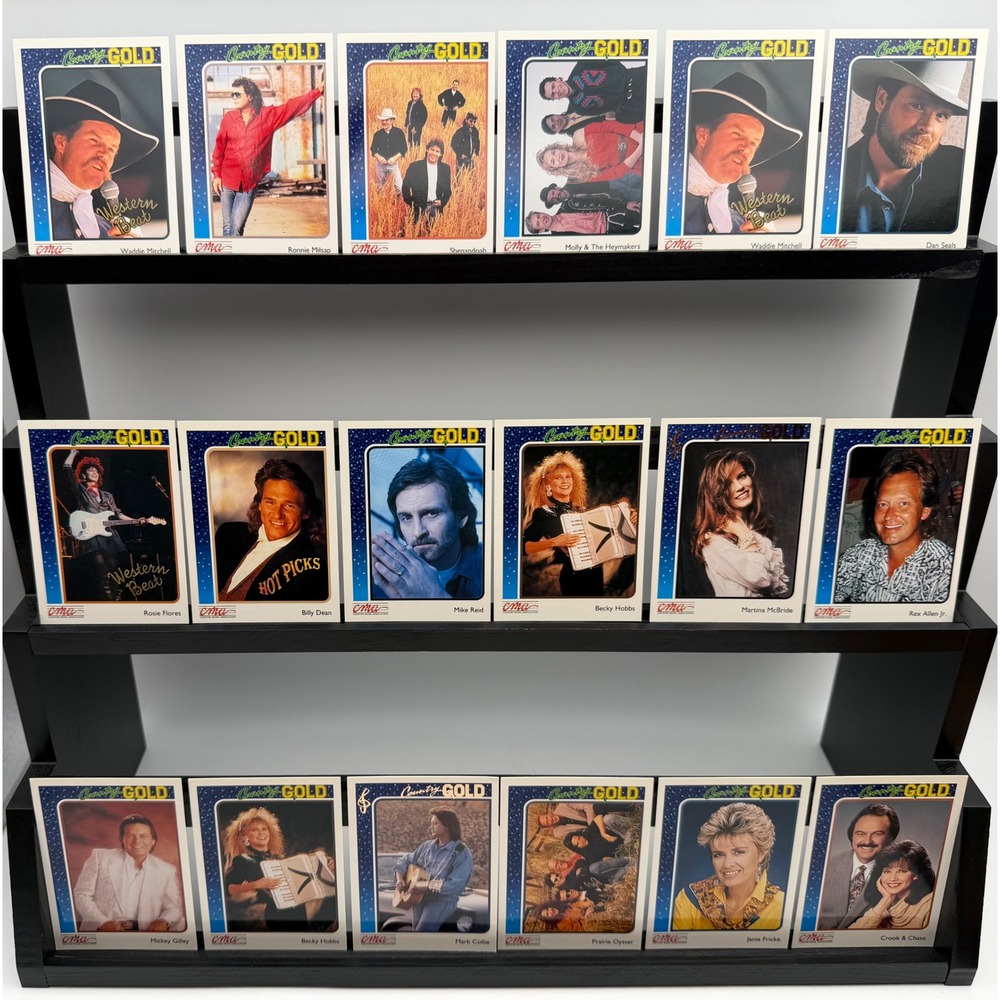 CMA Country Gold Trading Cards Lot 18 Martina McBride Ronnie Milsap 1991 1992
